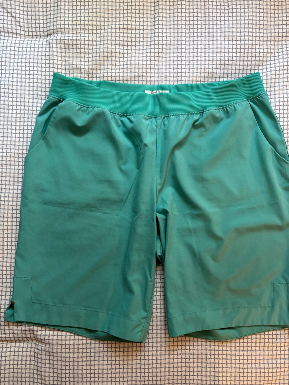 CORAL BAY Aqua / Teal Green /Blue Women’s Bermuda Shorts